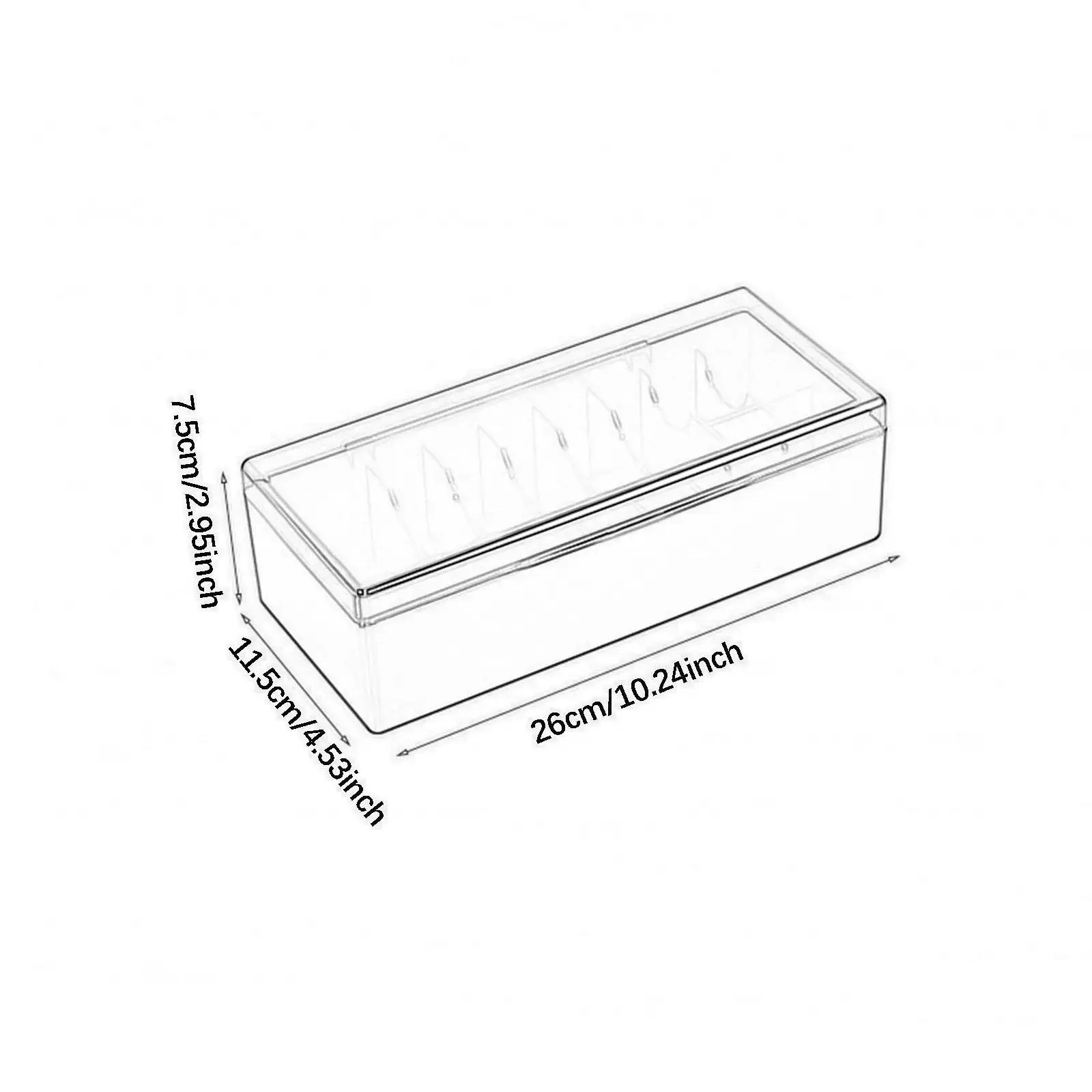 Organisateur de stockage d'extension de cils, conteneur de fournitures de cils transparents pratiques, boîte de rangement de grande capacité, pour l'artisanat de bandes de cheveux