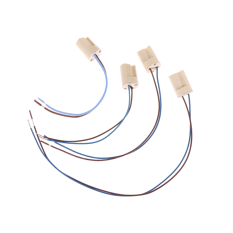G9 Lamp Base Ceramic Connector, Soquete Base com Linha de 15cm, Suporte de lâmpada halógena LED