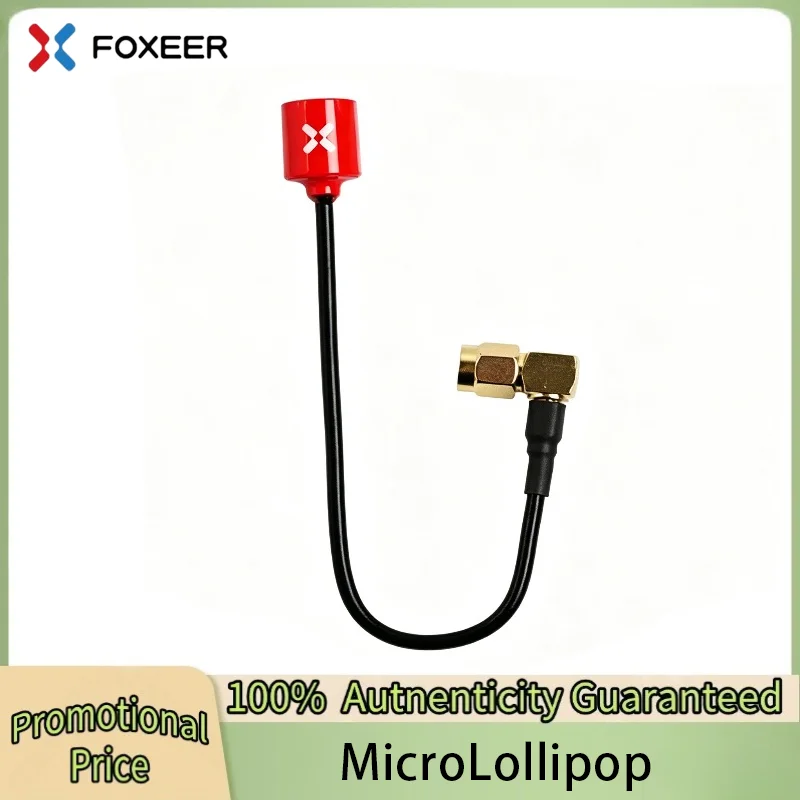 Foxeer Micro Lollipop 150mm 5.8G 2.5dBi Omni Angle SMA RHCP Antenna for RC FPV Racing Freestyle Goggles Fatshark EV200D