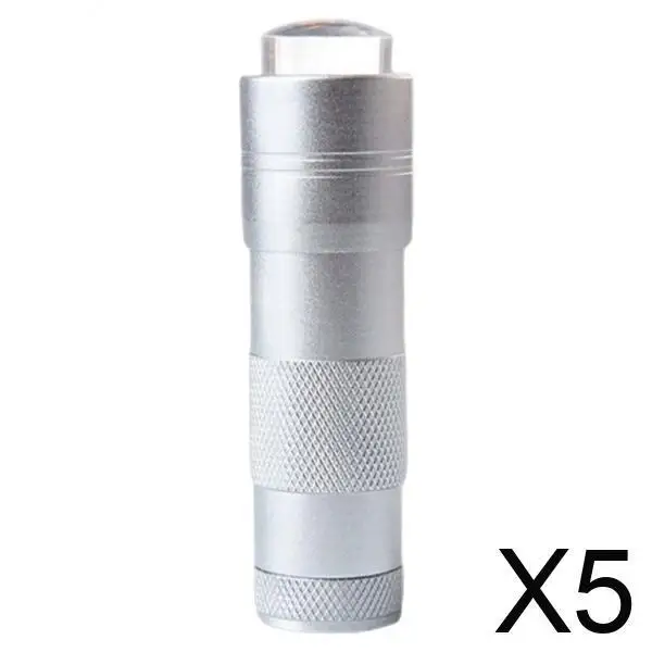 

5x Handheld Nail Art with Jelly Silicone Stamper Head Quick Lamp