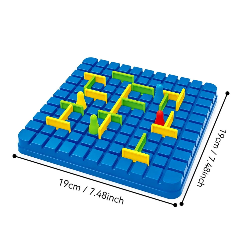 Breakout Maze Barrier Blocking Strategy Board Game, Multiplayer Competitive Desktop Toy for Kids