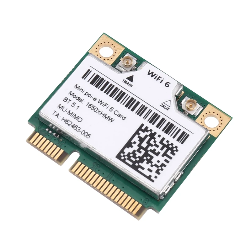 AF91-1650X 1650XHMW AX200 واي فاي بطاقة ثنائي النطاق 2400Mbps بلوتوث 5.1 Mini Pcie جيجابت بطاقة محول لاسلكي دعم Win11 #6
