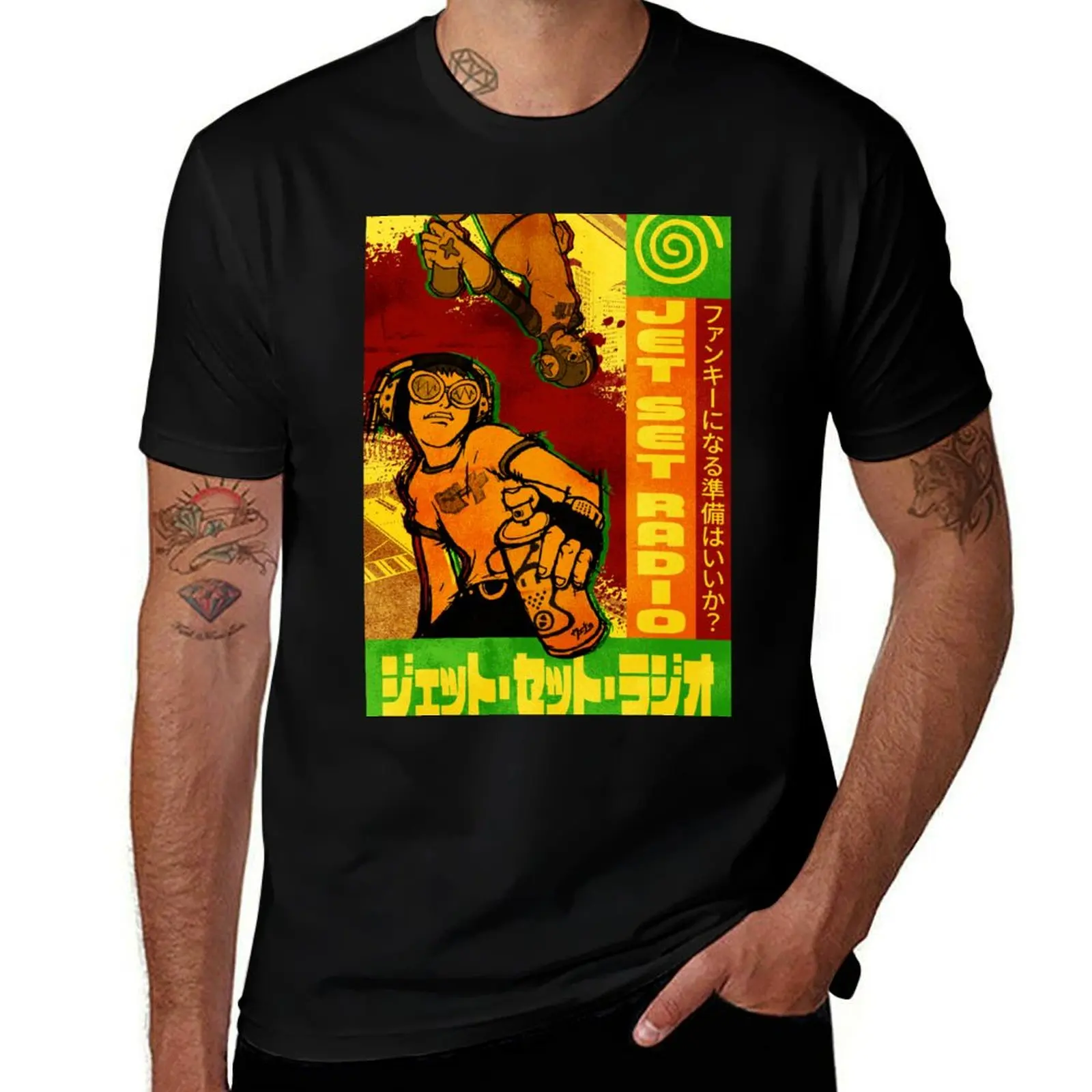 

Jet Set Radio Vintage Japanese Poster T-Shirt Trend Art Print T-Shirt