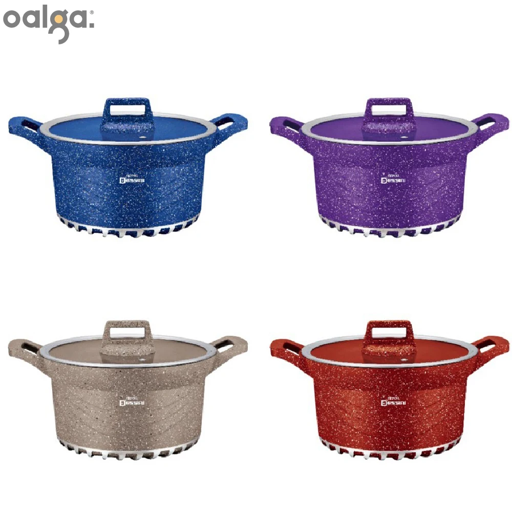 

Household An Aluminum Pots Kitchen Utensils Die-Casting Non-Stick Pan Pots Set Pot Kitchen Cocina סירים לבישול Cookware Sets