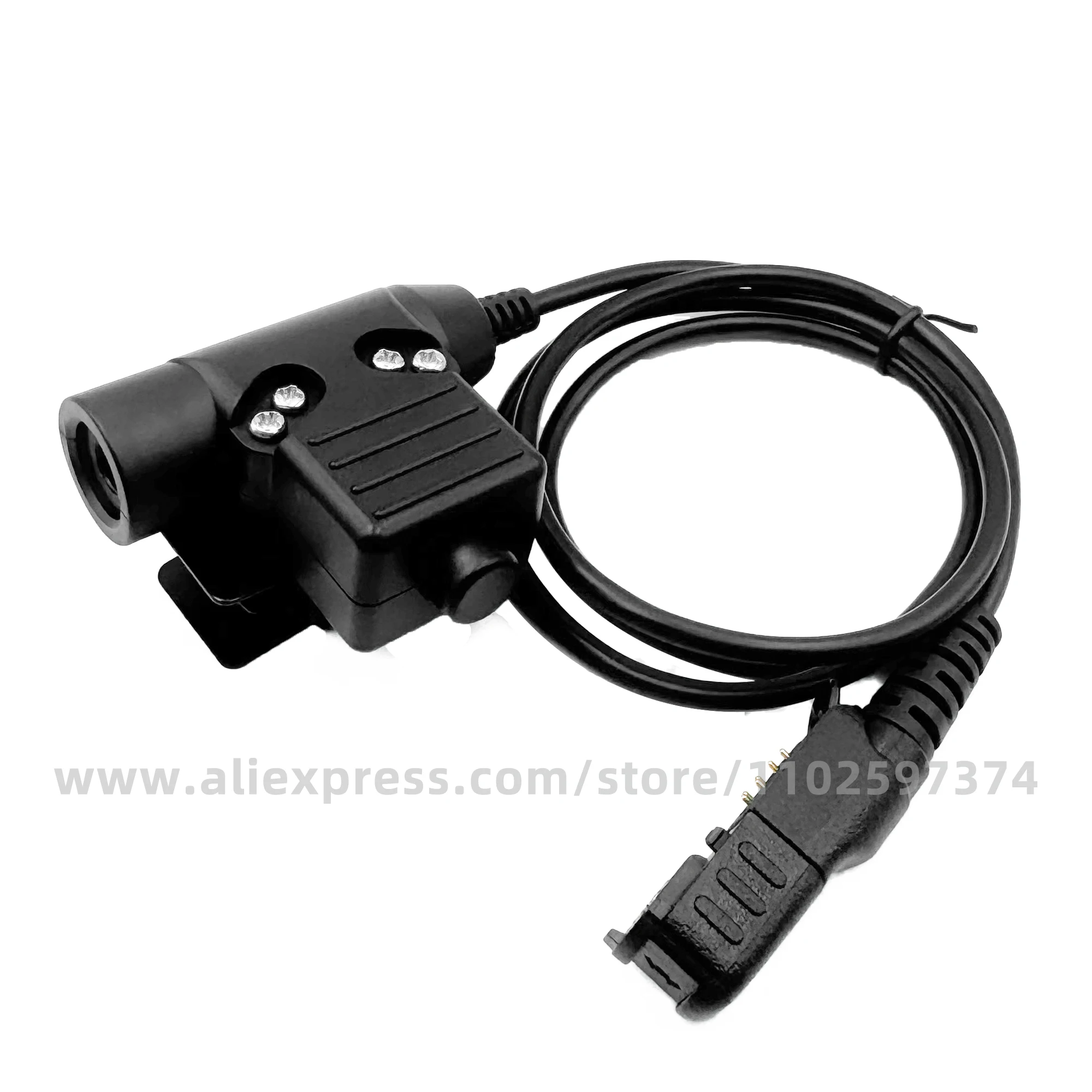 Z Tactische Headset U-94/A Ptt Voor Motorola Radio Dp2400 Dp2600 Xir P6600 P6608 P6620 E8600 Mtp3150 Mtp3250 Mtp3550 Twee Weg Radio