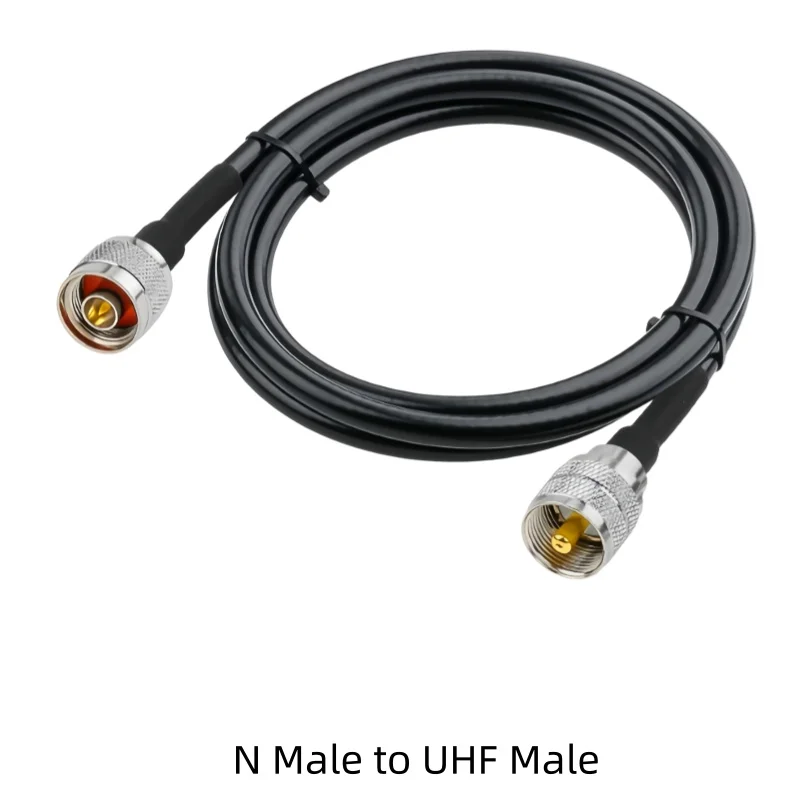 N to UHF Male Female jack Connector Low Loss SYV50-5/5DFB （LMR300）Coaxial Feeder Jumper Extension Cable