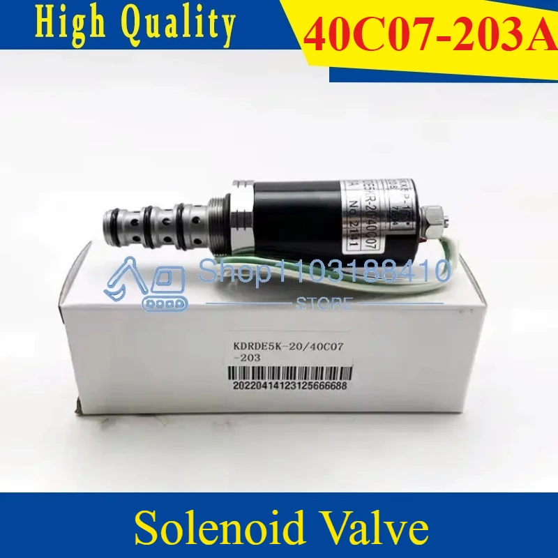 

SK200-3 SK200-6 DH200-7 EC210 Электромагнитный клапан SA8230-32080 Гидравлический насос KDRDE5K-20 30C12A-111 40C07-203A Для kobelco doosan