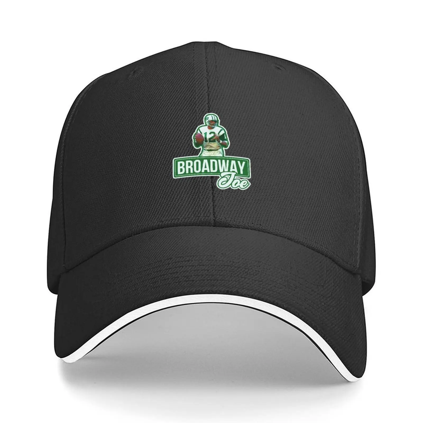 

Joe Namath T-ShirtBroadway Joe Baseball Cap Golf Unique hats Military Tactical Cap tactical cap Mens Tennis Women's