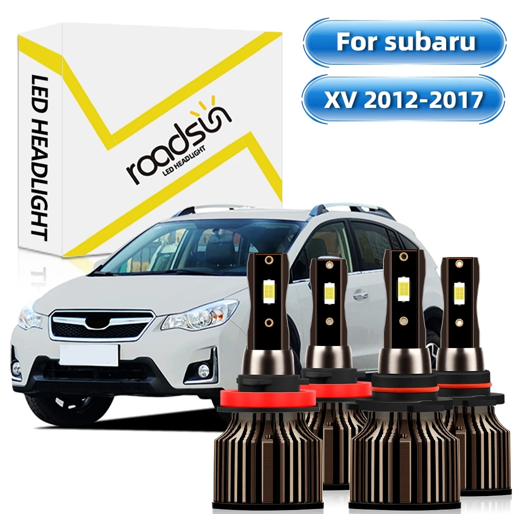 

[Для Subaru XV 2012-2017] Светодиодные лампы для автомобильных фар 9005/HB3 H11 Ближний/Дальний свет 6000K белый 400% лм супер яркий Plug And Play