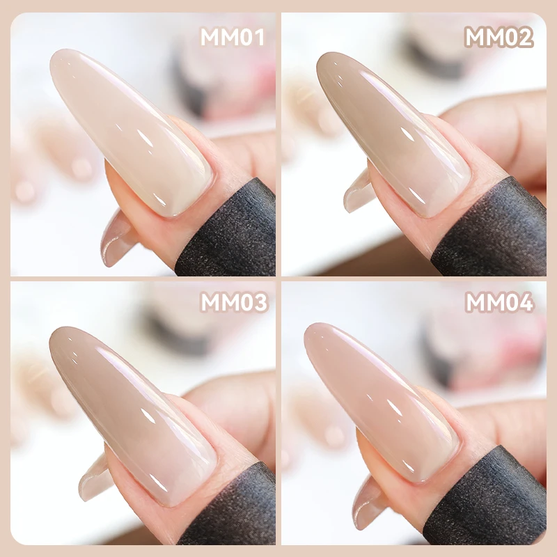 UR السكر 1/2/3 قطعة 4 في 1 بات اللوحة جيل للأظافر البولندية المشمش عالية التشبع سميكة التدرج طلاء الأظافر شبه الدائم هلام DIY بها بنفسك #3
