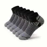 12 paires de chaussettes athlétiques de haute qualité pour hommes, chaussettes de course, cyclisme, taille, conception en nid d'abeille et chaussettes de sport fermes et de loisirs, cadeaux 2