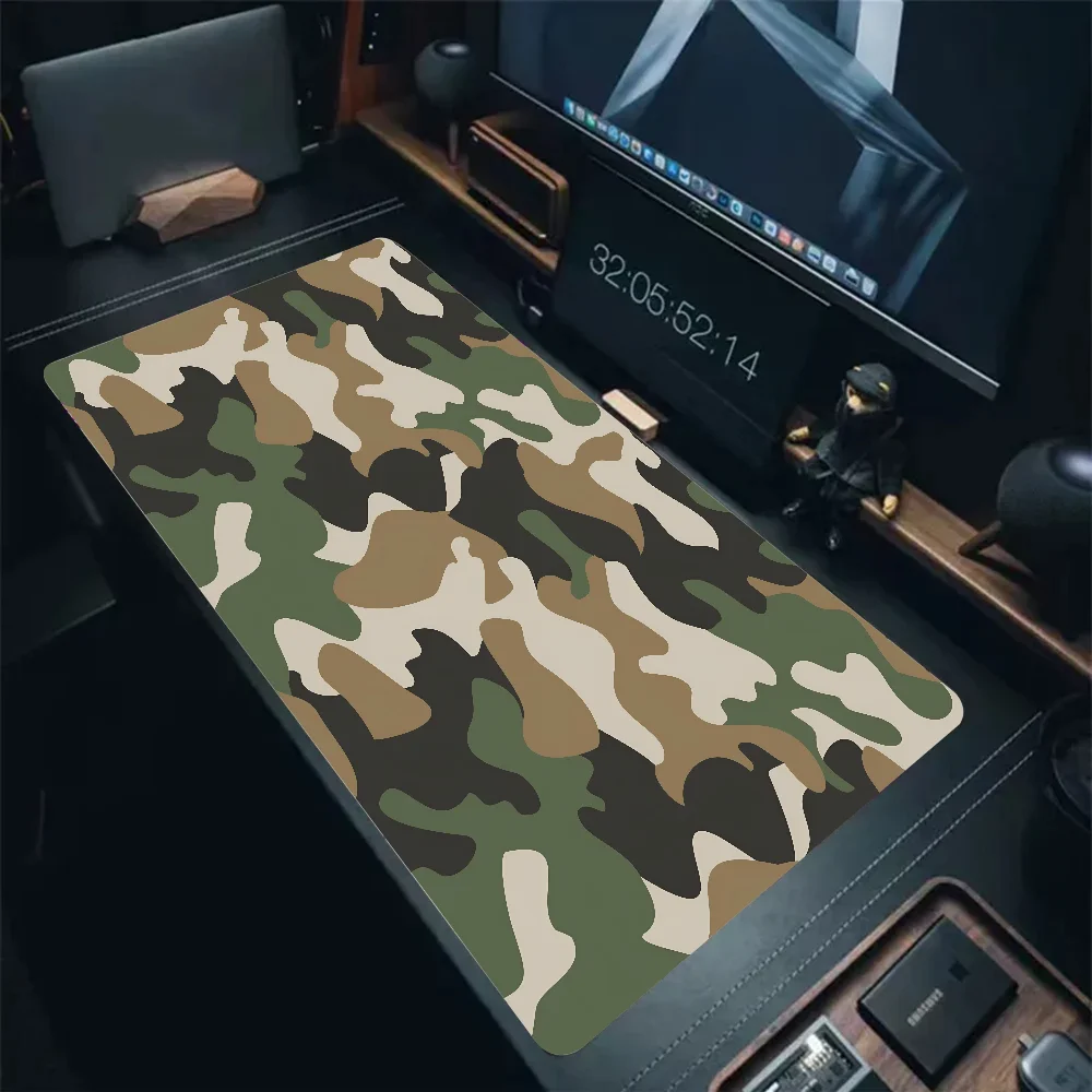 Military Camo Seamless Mousepad Large Gaming Mouse Pad LockEdge Thickened Computer Keyboard Table Desk Mat