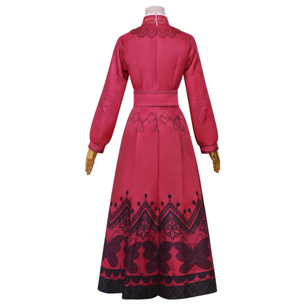 طقم فستان كوس بلاي من ألما ميرابيل من إنكانتو باللون الأحمر #4