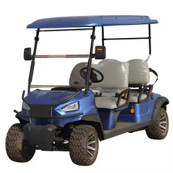 New Style Fashion 6 Seat Sightseeing Bus Club Cart Electric Golf Buggy Hunting Cart Travel Lithium Battery Electric Golf Cart