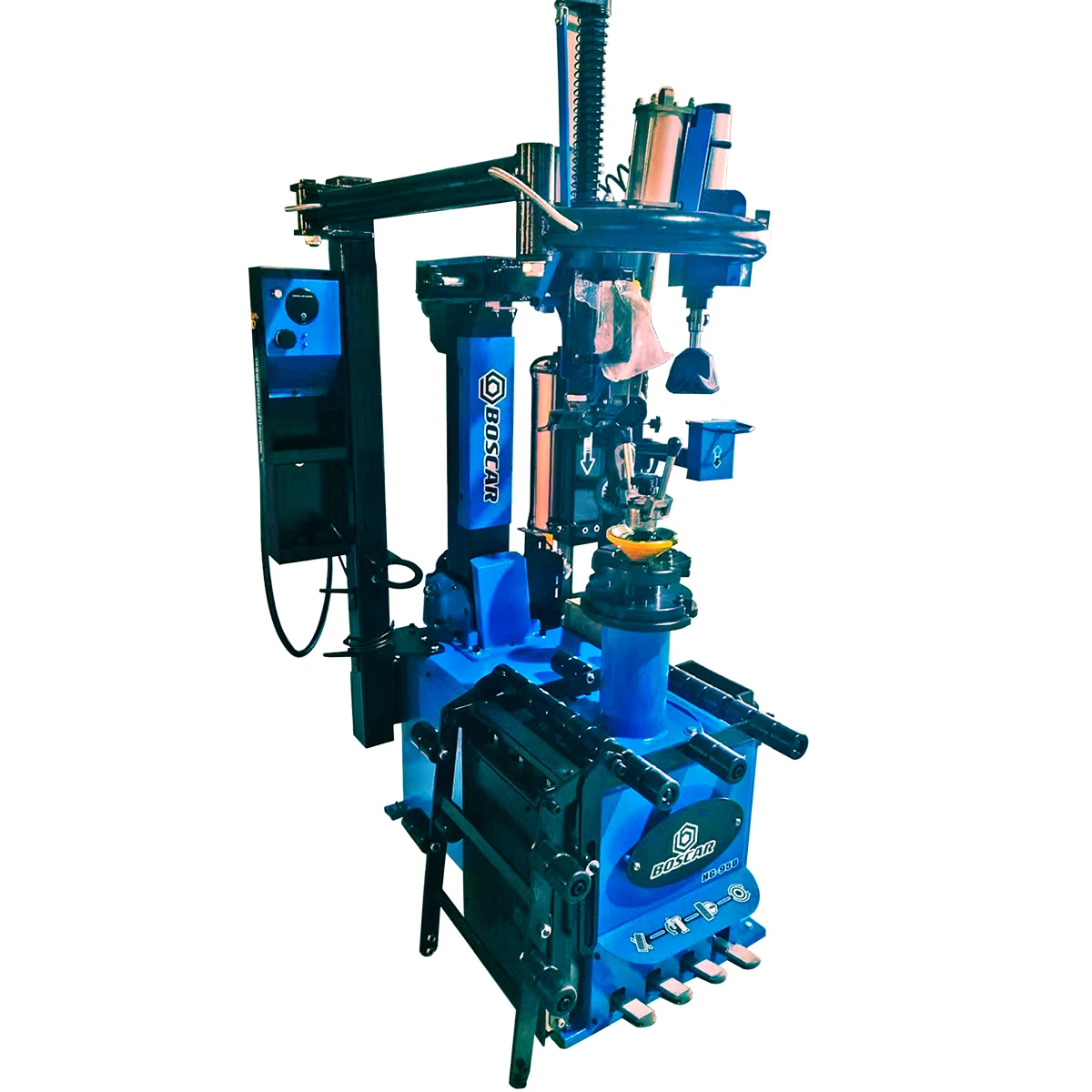 

Fully Automatic Luxury Tire Changer with Lean Back & Auto Picker Max Rim 28" Non-touchTyre Changing Wheel Mounting Machine