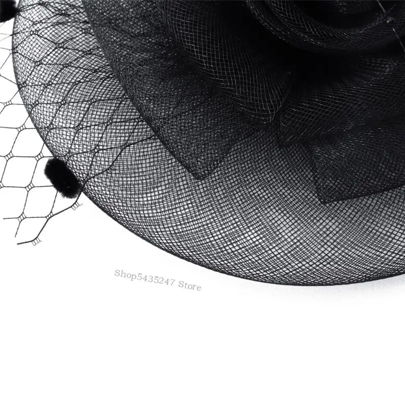 Elegant Lightweight Mesh Hair Clip Headdress For Women Girls Gentle Non Slip Headwear Comfortable Head Accessories