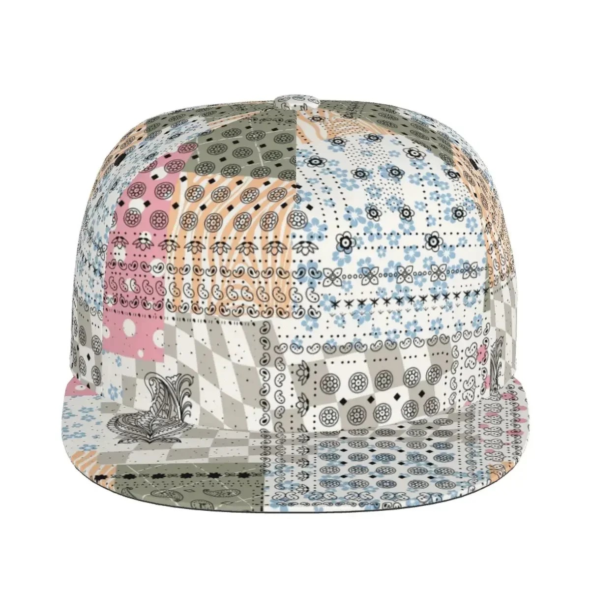 Paisley 3D Print Baseball Cap Casual Sun Hat Elegant Ethnic Style Fashion Stage Hip Hop Women Men