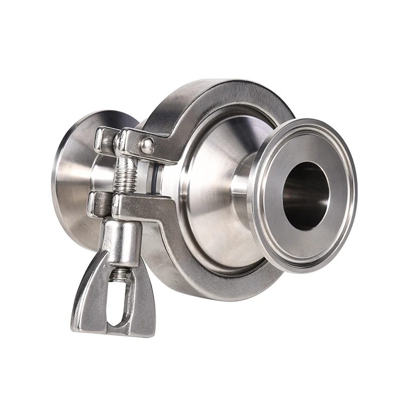 

Food Grade Stainless Steel SS304 SS316L One Way Sanitary Clamped Check Valve Non Return Valve
