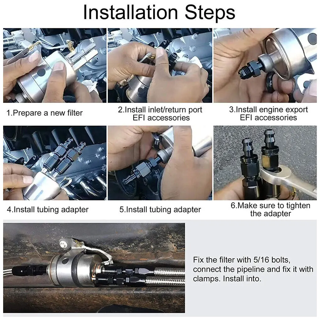 

Silver Durable Stainless Steel Fuels Filter Regulator Fittings For Cars Stainless Steel Is Sturdy