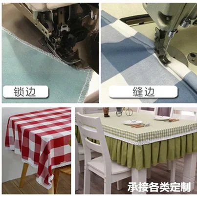 Cotton Linen Fabric By The Meter Thickened Plaid Polyester for Sofa Cover Curtain Tablecloth Sewing Striped PlainTextile Per Diy