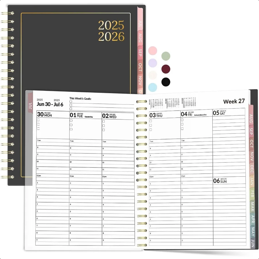 

Planner 20252026 Appointment Book 20252026 Daily Weekly Monthly Calendar Planner July 2025June 2026 8.5x11 Teacher School plies