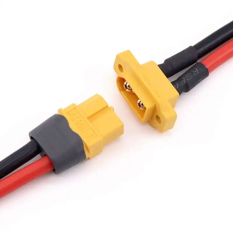 1 Stück XT60E1-M Stecker für Modellflugzeug-Stromversorgung, fester Batterieanschluss, Motor-Elektroregelung XT60H – Detail 4