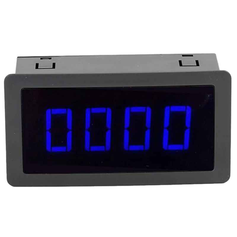 Promotion! 4 Digital LED Blue Tachometer RPM Speed Meter+Hall Proximity Switch Sensor NPN