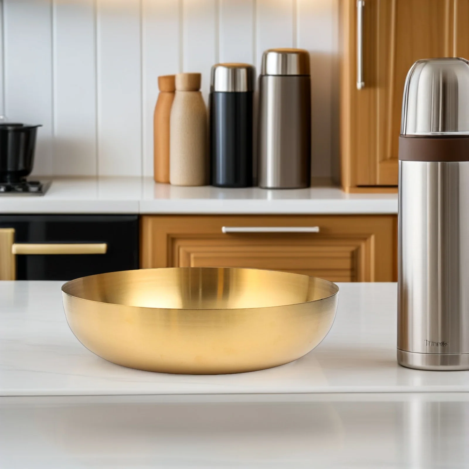 

Stainless Steel Ramen 20Oz Large Serving Bowl For Salad Fruit Soup Kitchen Accessories Food Bowl Home Supplies