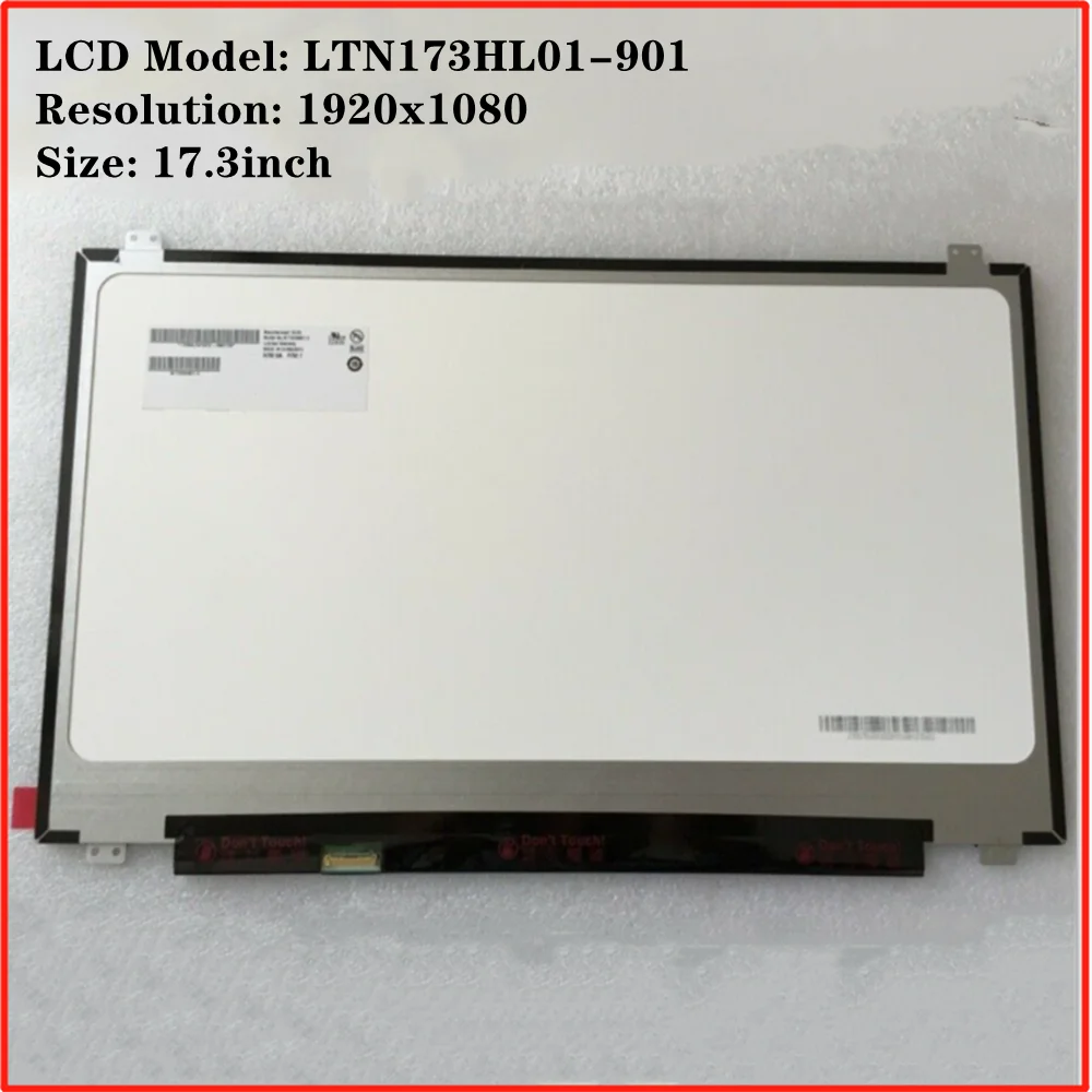 

LTN173HL01-901 17.3 inch FHD IPS LCD Screen Panel 1920x1080 EDP 30pin Non Touch