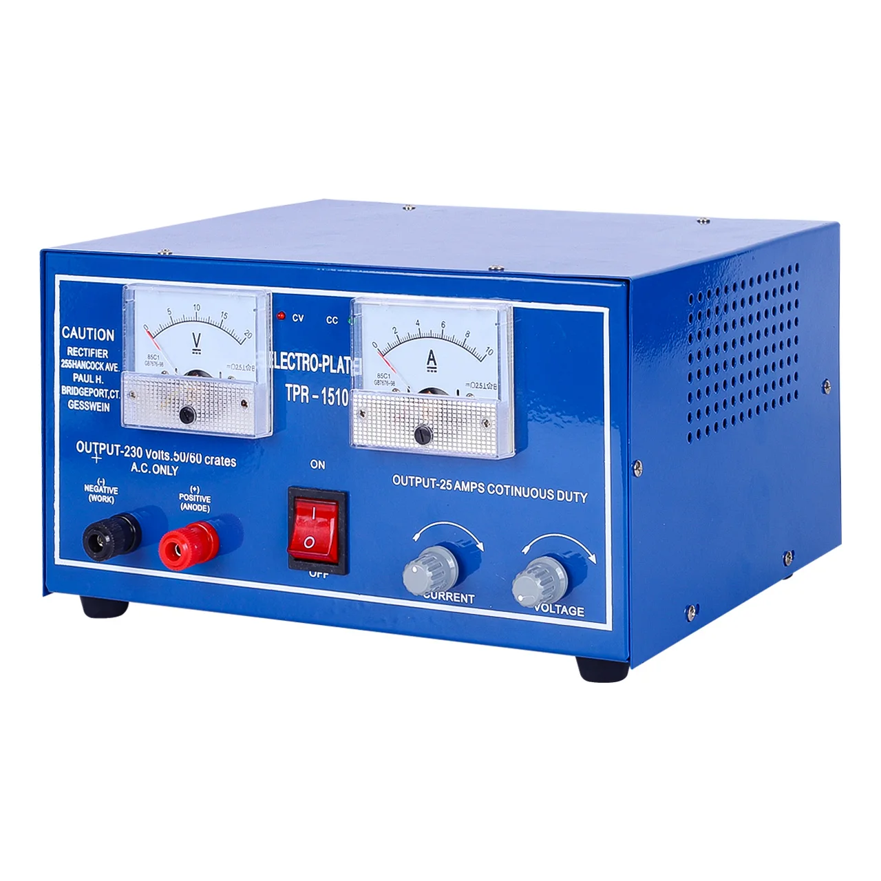 TOOLTOS 15V 10A TPR-1510 Goldsmith Tools Jewelry Plating Machine Gold Electroplating Rectifier