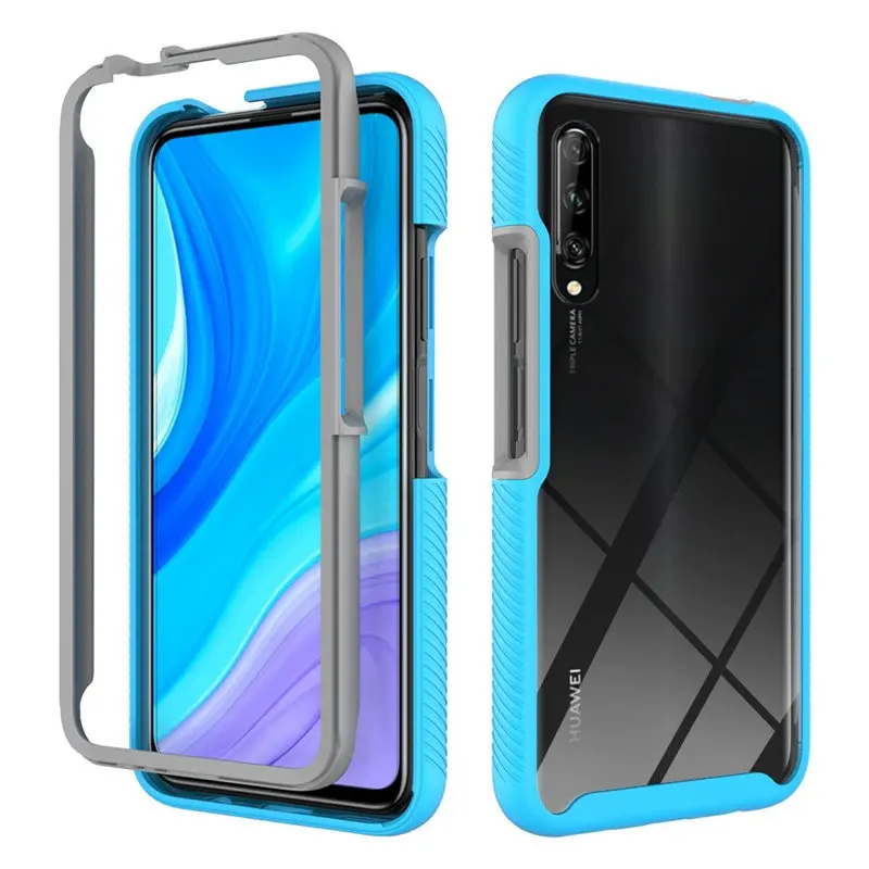 Huawei Y9S STK L21 LX3 L22 Case Hybrid Rugged Shockproof Cover TPU Bumper Clear Armor Hard Case For Huawei Y9S STK-L21 STK-LX3