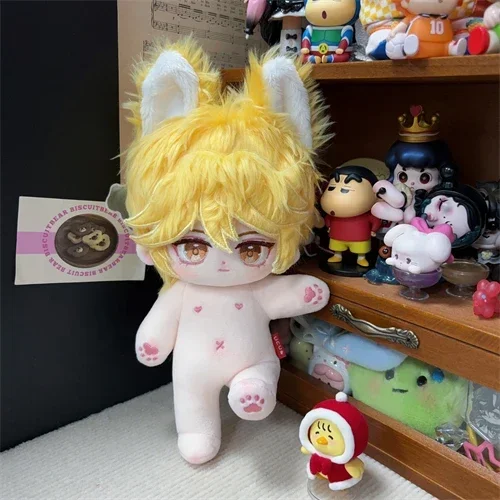 Genshin Impact Aether Plushies ตุ๊กตาคอสเพลย์น่ารักตุ๊กตายัดไส้ตัวตุ๊กตาพร้อมชุดเปลี่ยนโครงกระดูกของขวัญของเล่นการ์ตูน20ซม.