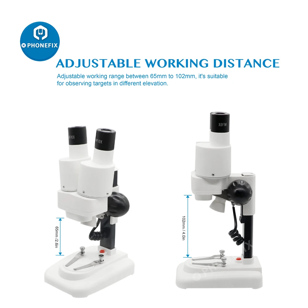 Imagem -05 - Microscópio Binocular Luzes Led Microscópio Biológico Estudante Educacional Ciência Pesquisa Jóias Assistindo Microscopio 20x 40x