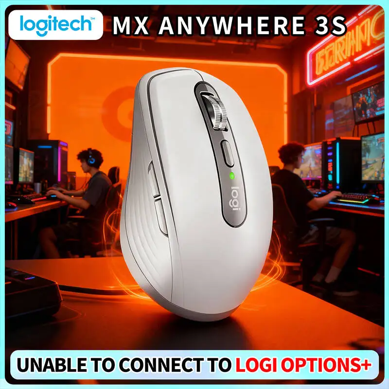 

Precision MX Anywhere 3S - 8K DPI Darkfield, Silent Click, Multi-OS, Ideal for Outdoor Floral Studio & Field Work Task