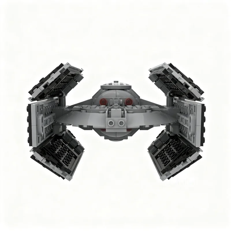 318PCS MOC Space Battle Galactic Empire Advance Tie Model Building Blocks Display DIY Creative Building Blocks Gift Bricks Set view 4