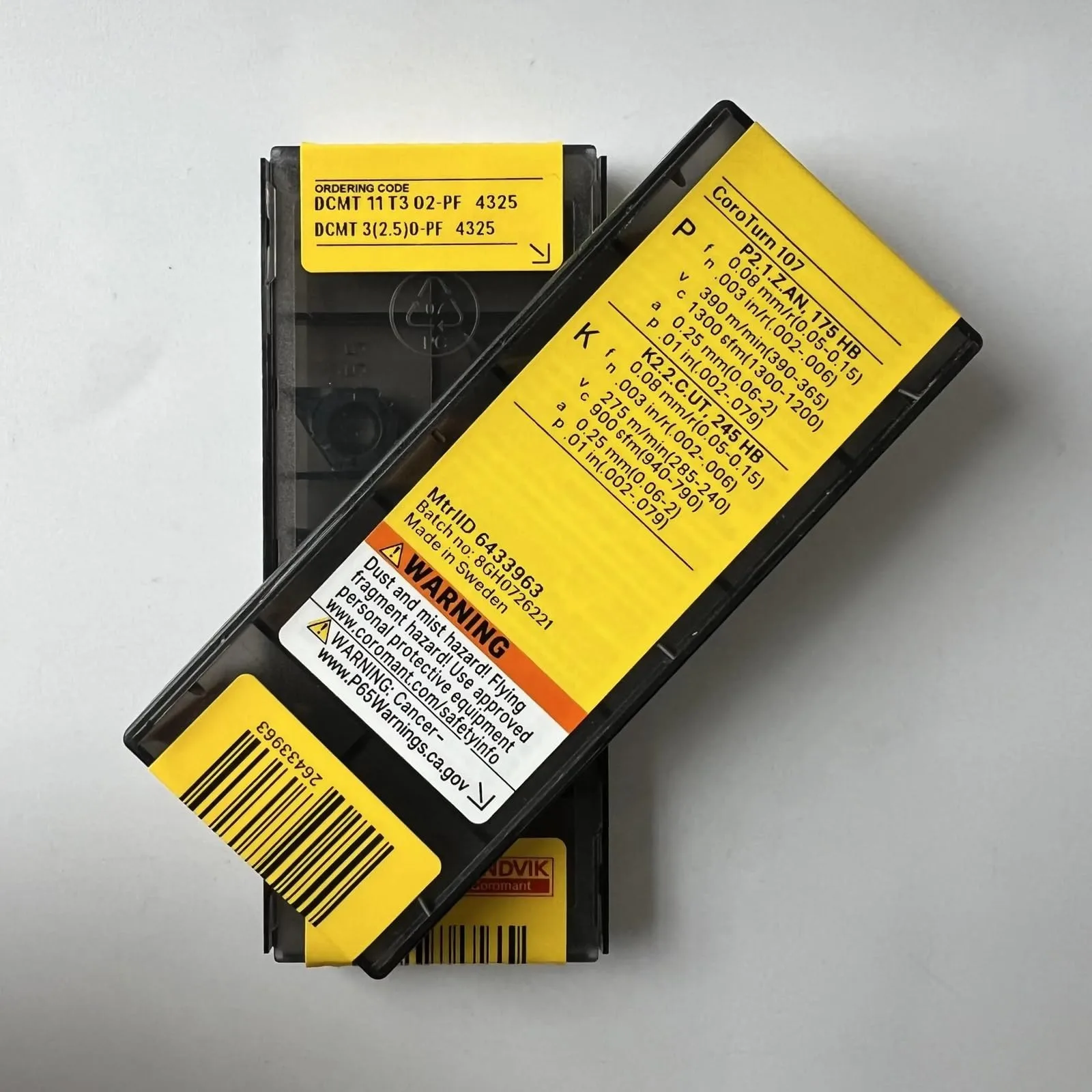 

Оригинальный SANDVIK/DCMT11T302-PF 4325/инструмент для лезвий из твердого сплава, 10 шт.