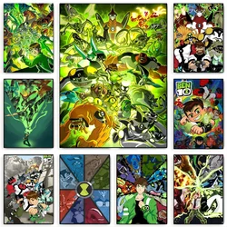 1PC Ben 10 Poster Paper Print Home Living Room Bedroom Entrance Bar Restaurant Cafe Art Painting Decoration