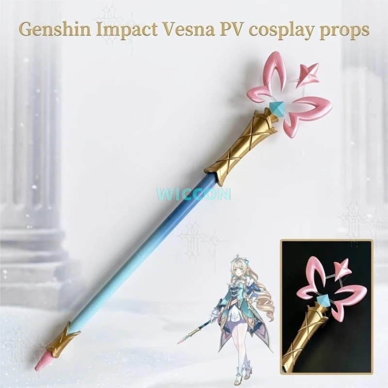 Genshin Impact Vesna Cosplay-Requisiten PV-Version Weon Accessoire Passendes Anime-Cosplay-Kostüm-Set für Comic-Con, Themen- und Halloween-Partys