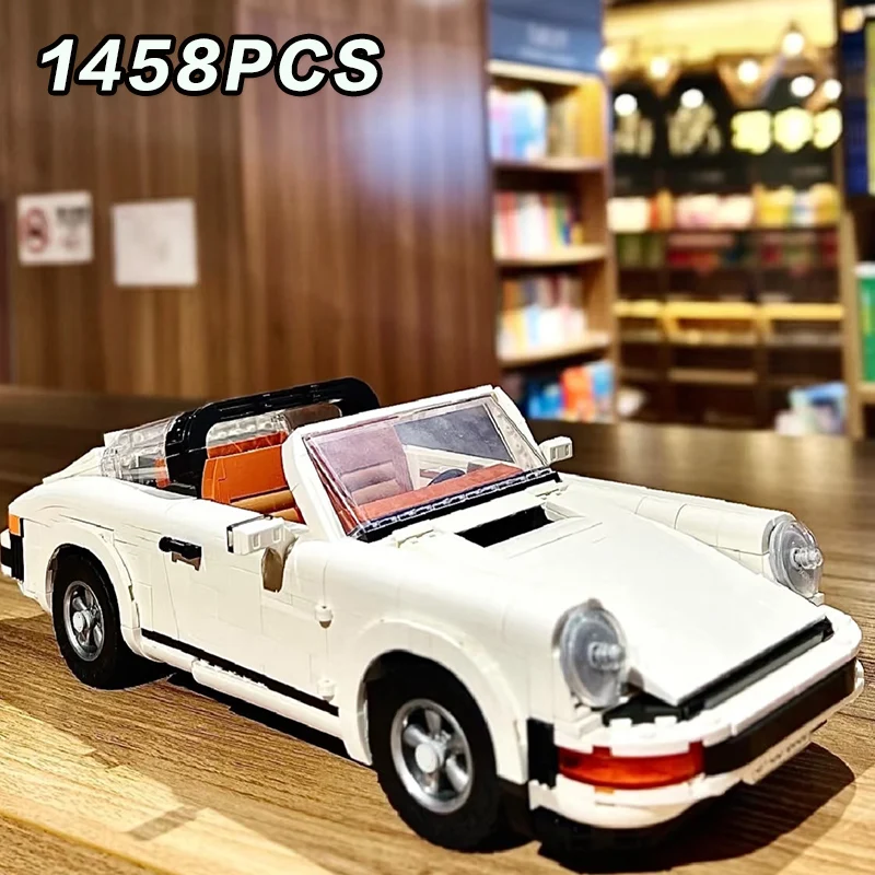 

2-в-1 Turbo спортивный автомобиль строительные блоки 1458 шт. кирпичи MOC сборная модель комплект технические транспортные средства игрушки для детей взрослые подарки