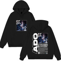 Ado World Tour 2025 Hibana Kyougen Wear Men Women Clothing Fashion Cotton Casual Hoody Oversized High Quality Tops Casual Hoodie
