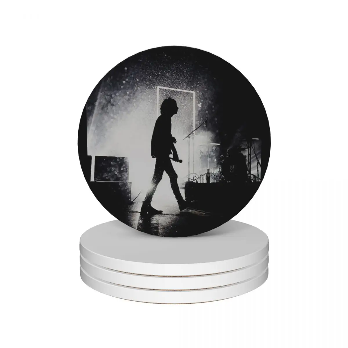 

The 1975 Band Ceramic Coasters (Set of 4) custom drink set tea cup holder anti slip Coasters