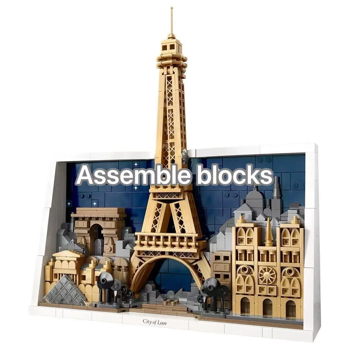 21064 Nouveaux blocs de construction |   Love City Paris 2026 Nouveautés en stock |   Excellent cadeau pour les enfants et décoration élégante pour la maison