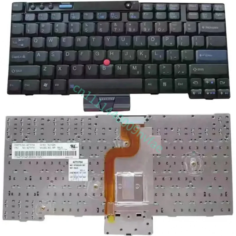 Replacement for Lenovo Thinkpad X200 X200S X200T X201 X201i X201S X201T US Keyboard 0.3