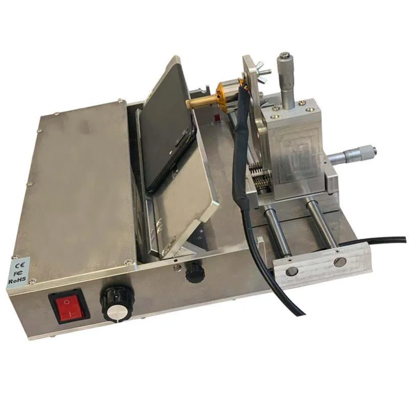 Bevel cutting machine straight face grinding curved screen mobile phone disassembly bracket with frame separation