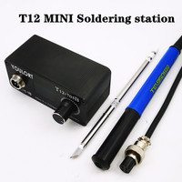 MINI T12-705B Soldering Iron station OLED Solder Electric Welding Iron Tips With 9501 Handle withot power supply