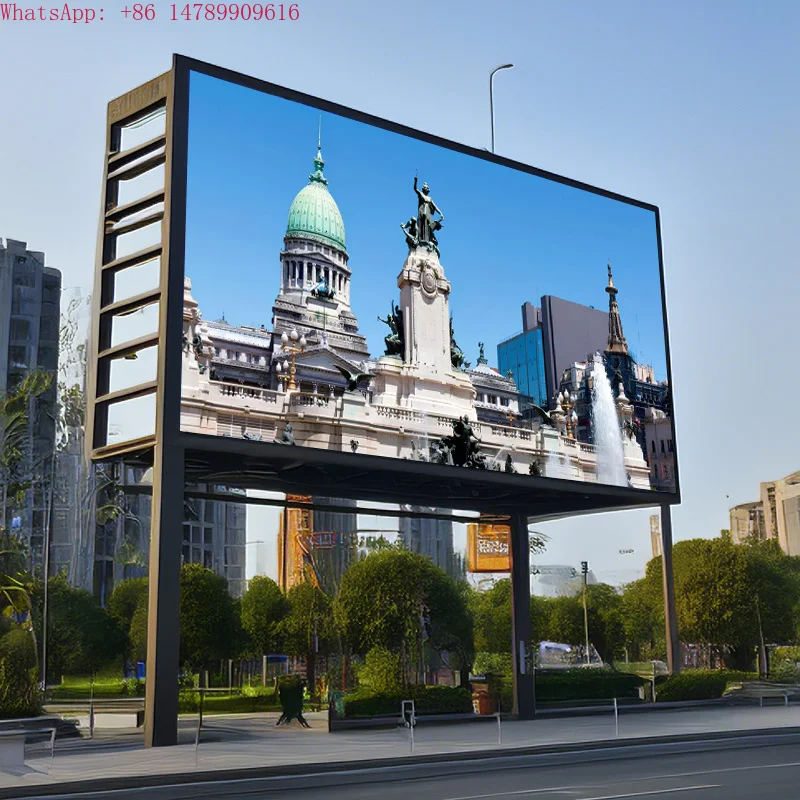 Pantalla LED Personalizada a Prueba de Agua P2.5 P3 P5 P8, Pantalla Digital Publicitaria para Exteriores, Pantalla Publicitaria LED