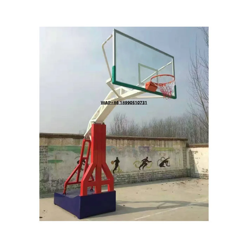 

GW Hot Sales Professional in Ground Outdoor Basketball Hoop Fixed Height Durable Safe Basketball Stand