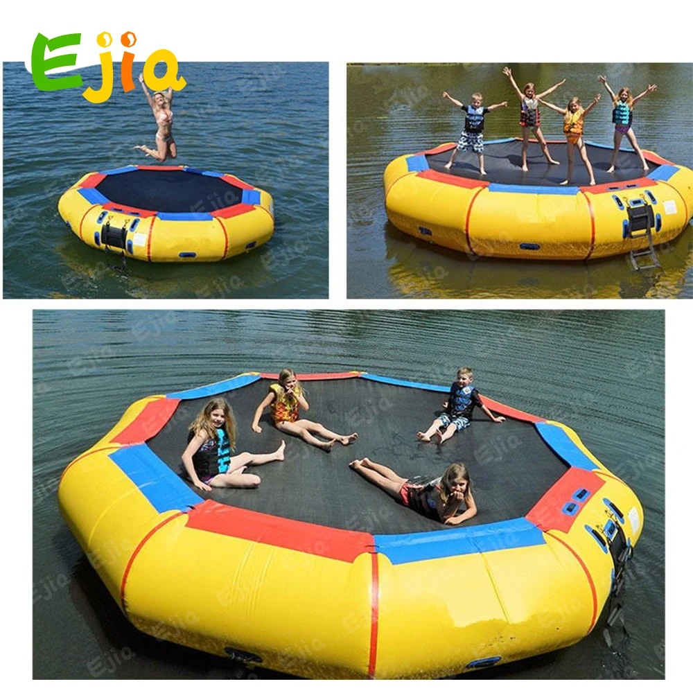 10/13/16 IftInflatable Water Trampoline  Green Water Trampoline Splash Padded Inflatable Bounce Swim Platform For Water Sports