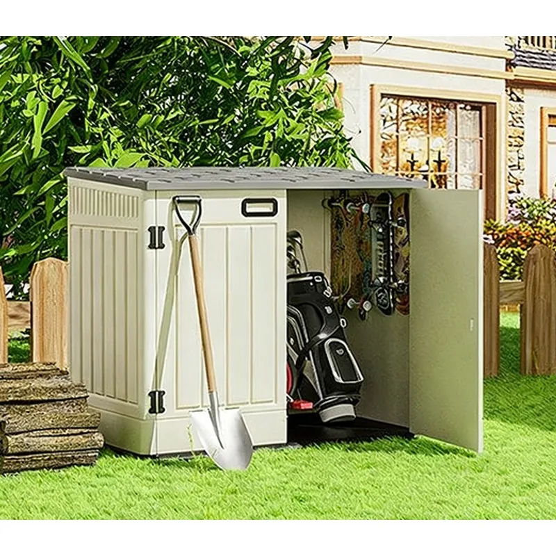 Cross-border wholesale outdoor courtyard sundries storage room, trash can storage room, waterproof and sunscreen tool room