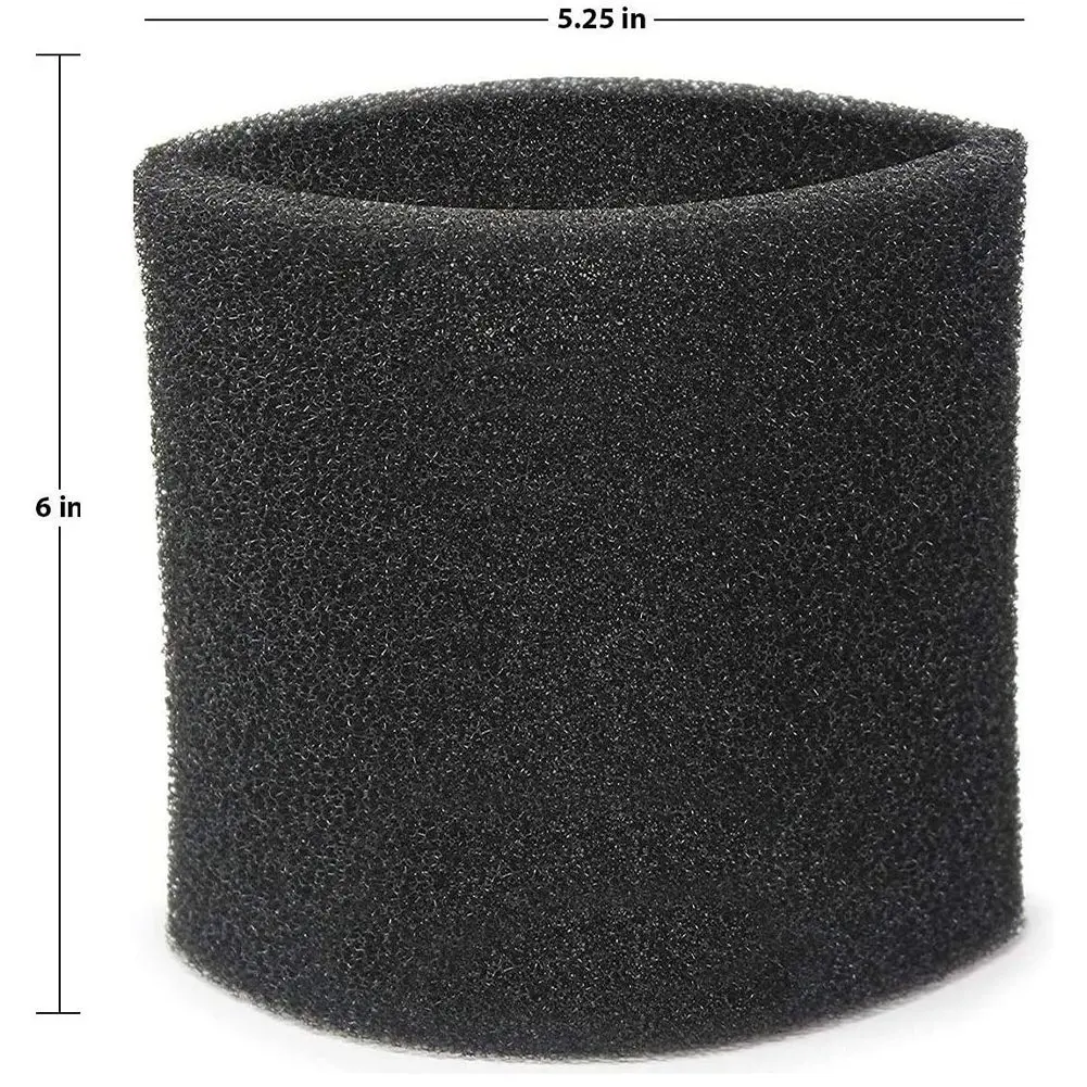 1 Pack 90585 Foam Sleeve VF2001 Foam Filter for Shop-Vac Vacmaster & Genie Shop Wet Dry Vacuum Cleaner